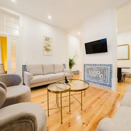Appartement Heart Of Lisbon Luxe Stay For 10
